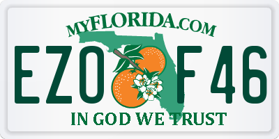 FL license plate EZOF46