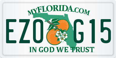 FL license plate EZOG15