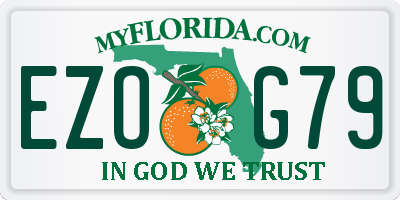 FL license plate EZOG79