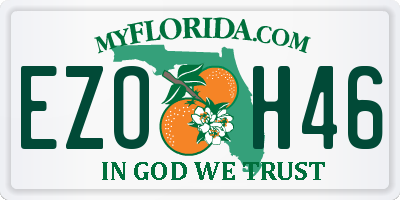 FL license plate EZOH46