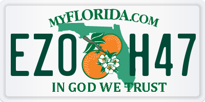 FL license plate EZOH47