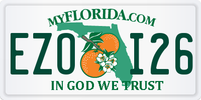 FL license plate EZOI26