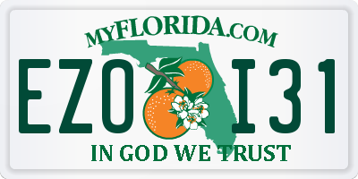 FL license plate EZOI31