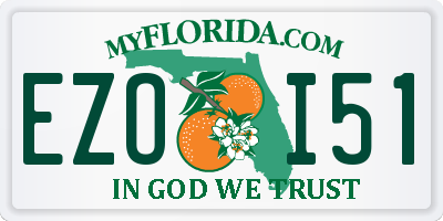 FL license plate EZOI51