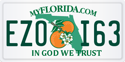 FL license plate EZOI63