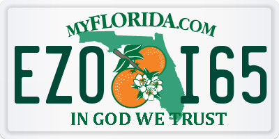 FL license plate EZOI65