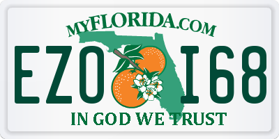 FL license plate EZOI68