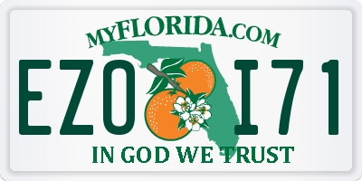 FL license plate EZOI71