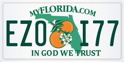 FL license plate EZOI77