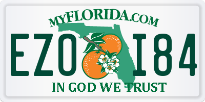 FL license plate EZOI84