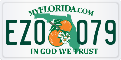 FL license plate EZOO79