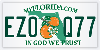 FL license plate EZOQ77