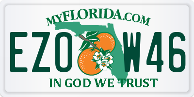 FL license plate EZOW46