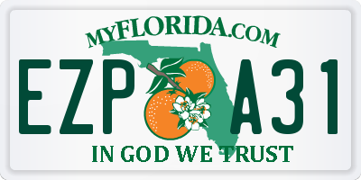 FL license plate EZPA31