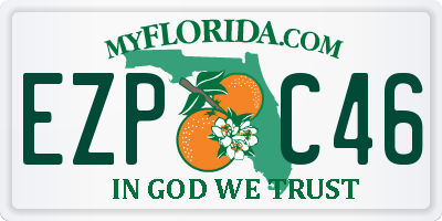 FL license plate EZPC46