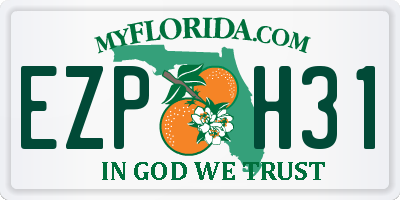 FL license plate EZPH31