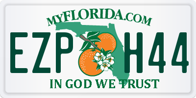 FL license plate EZPH44