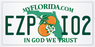 FL license plate EZPI02