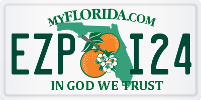 FL license plate EZPI24