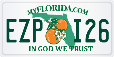FL license plate EZPI26