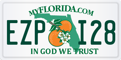 FL license plate EZPI28
