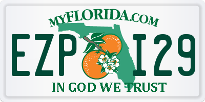 FL license plate EZPI29