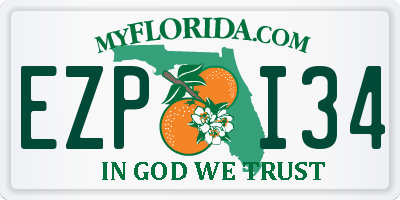 FL license plate EZPI34