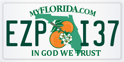 FL license plate EZPI37