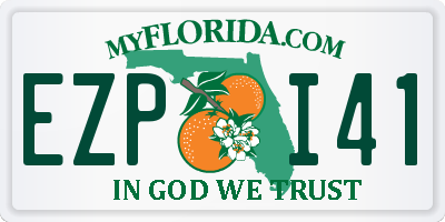 FL license plate EZPI41