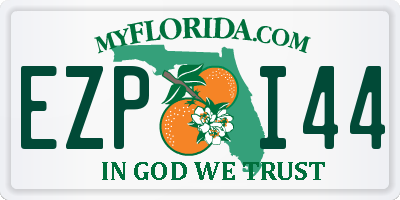 FL license plate EZPI44