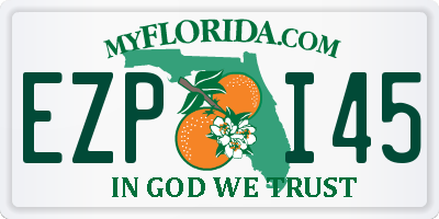 FL license plate EZPI45