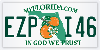 FL license plate EZPI46