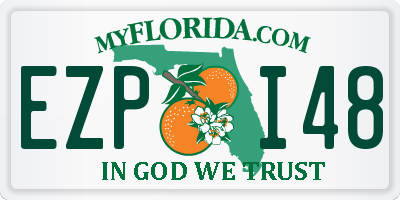 FL license plate EZPI48