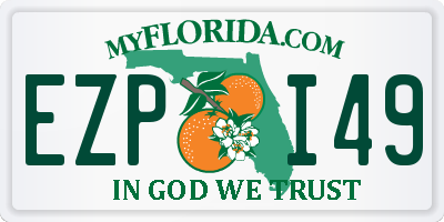 FL license plate EZPI49