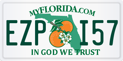 FL license plate EZPI57