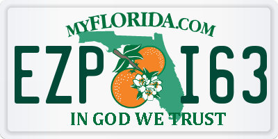 FL license plate EZPI63