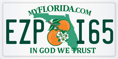 FL license plate EZPI65