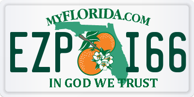 FL license plate EZPI66