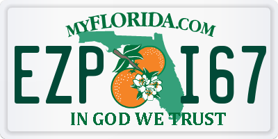 FL license plate EZPI67