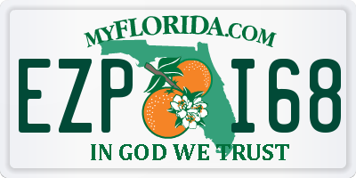 FL license plate EZPI68