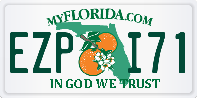 FL license plate EZPI71
