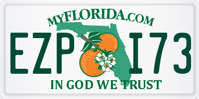 FL license plate EZPI73