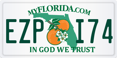 FL license plate EZPI74