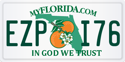 FL license plate EZPI76