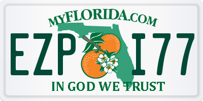 FL license plate EZPI77