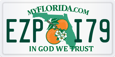 FL license plate EZPI79