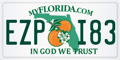 FL license plate EZPI83