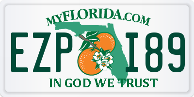 FL license plate EZPI89