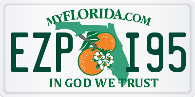 FL license plate EZPI95
