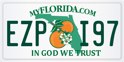 FL license plate EZPI97